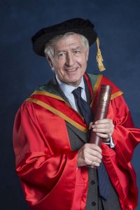 Dr. Christopher Moran receives honorary Doctorate of Laws from the University of Ulster for his commitment to society
