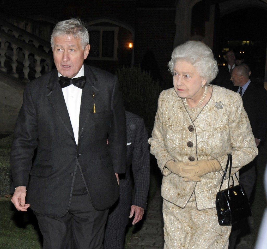 Dr. Christopher Moran Her Majesty Queen Elizabeth II at Crosby Moran Hall