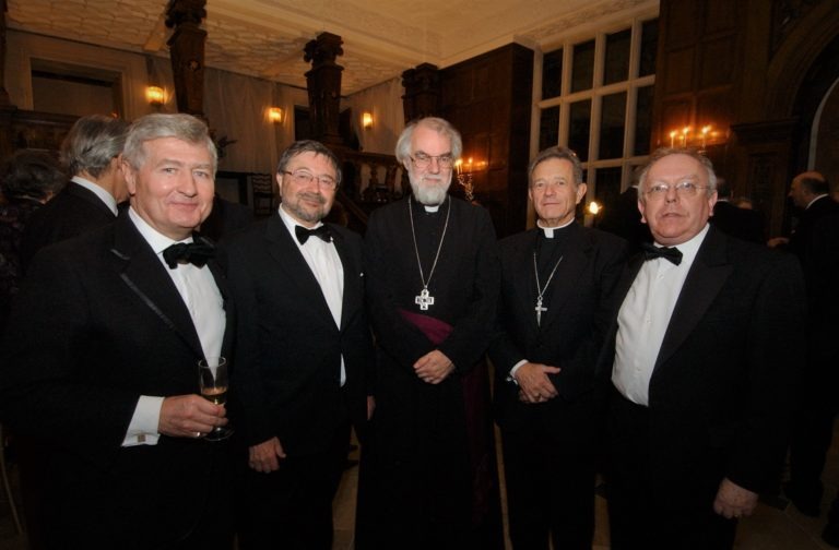 Christopher Moran Archbishop of Canterbury Rowan Williams at Crosby Hall