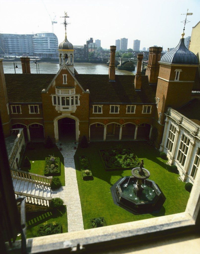 Inner Courtyard, Crosby Hall, Home of Dr. Christopher Moran Chairman of Co-operation Ireland