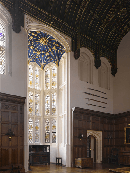 Crosby Hall Oriel Window, in the home of Dr. Christopher Moran