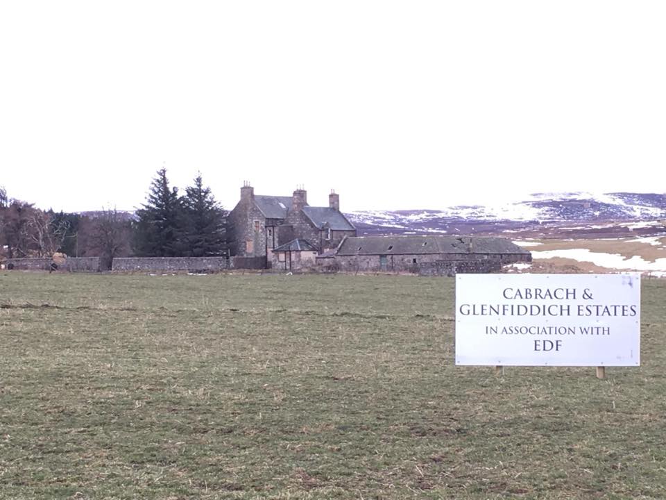 Regeneration of the Cabrach & Glenfiddich Estates, visitors centre and houses under construction, in association with EDF