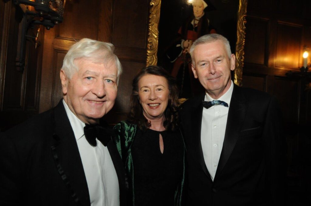 DR CHRISTOPHER MORAN CROSBY MORAN HALL ANNUAL ANGLO-IRISH DINNER AMBASSADOR OF IRELAND MR ADRIAN O'NEILL AND MRS AISLING O'NEIL