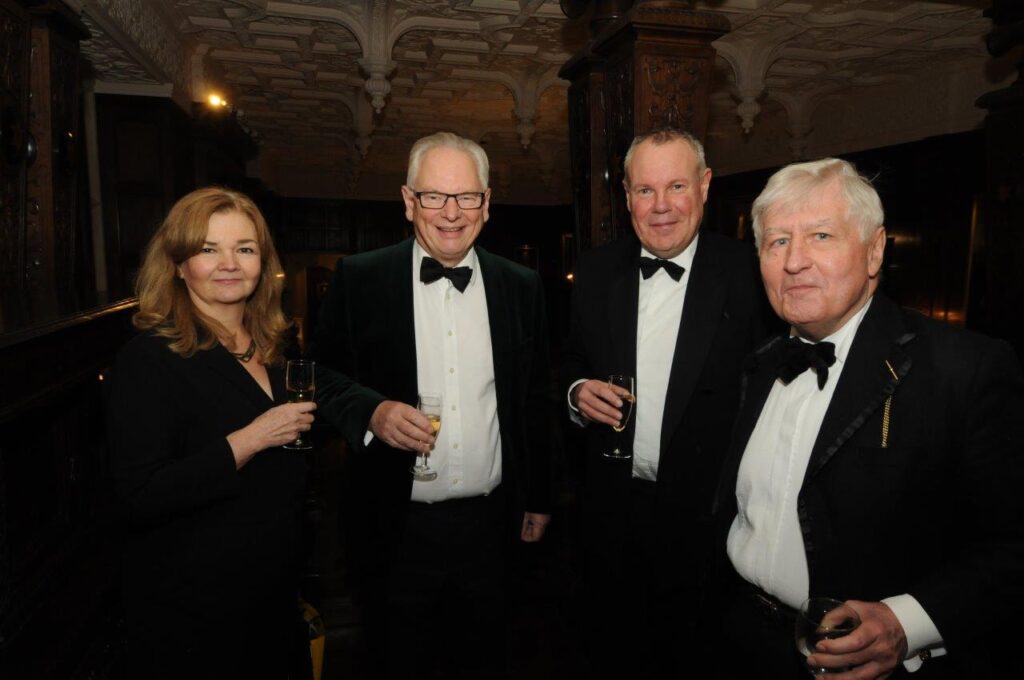 DR CHRISTOPHER MORAN CROSBY MORAN HALL ANNUAL ANGLO-IRISH DINNER FRANCIS MAUDE LORD AND LADY MAUDE OF HORSHAM