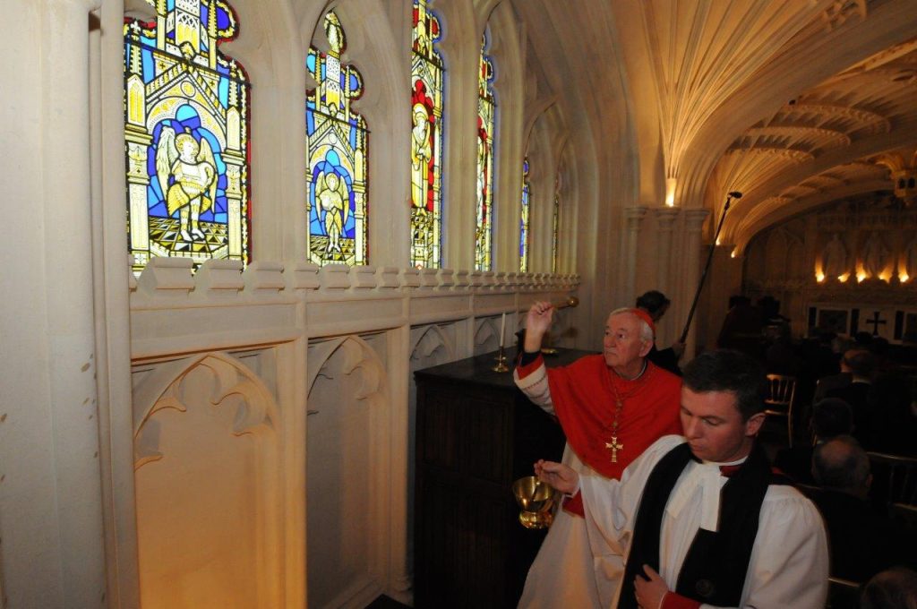 DR-CHRISTOPHER-MORAN-CROSBY-MORAN-HALL-CHAPEL-CARDINAL-NICHOLS-WESTMINSTER-CATHEDRAL-JAMIE-HAWKEY-WESTMINSTER-ABBEY-ANGLICAN-CATHOLIC-JOINT-BLESSING-04