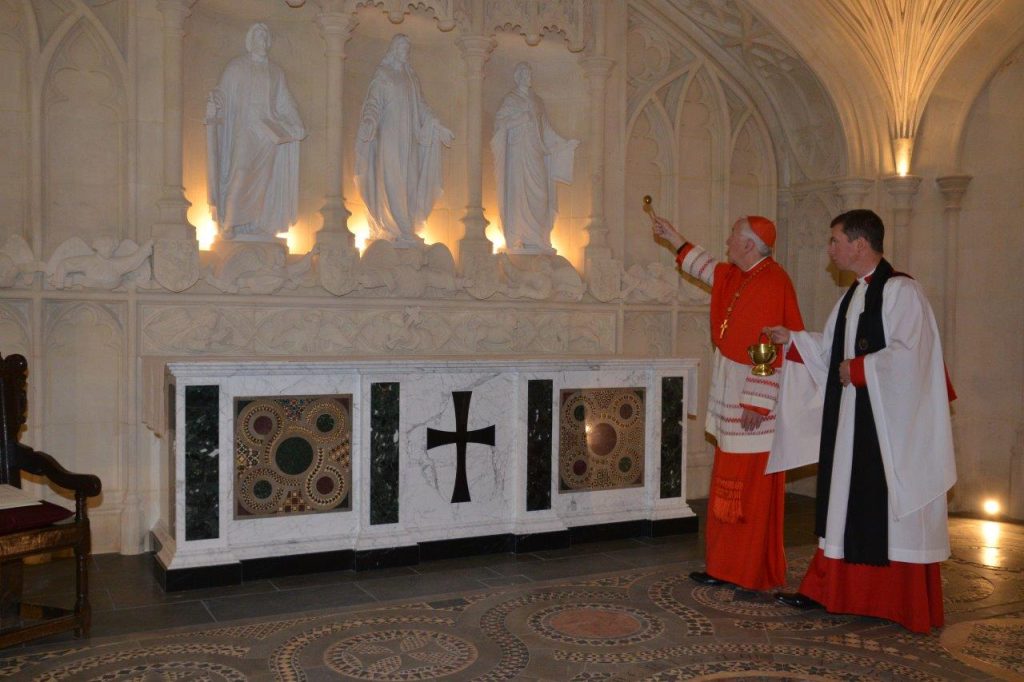 DR-CHRISTOPHER-MORAN-CROSBY-MORAN-HALL-CHAPEL-CARDINAL-NICHOLS-WESTMINSTER-CATHEDRAL-JAMIE-HAWKEY-WESTMINSTER-ABBEY-ANGLICAN-CATHOLIC-JOINT-BLESSING-14